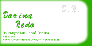 dorina nedo business card