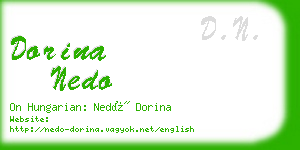 dorina nedo business card